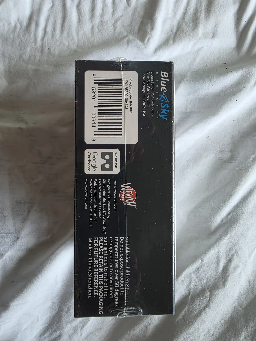 Virtual Reality Viewer Headset - Black